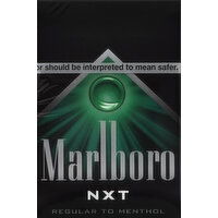 Marlboro Cigarettes, NXT, Regular to Menthol