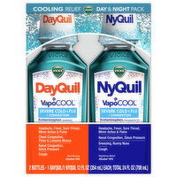 Vicks Severe Cold & Flu + Congestion, DayQuil/NyQuil, Day & Night Pack - 2 Each 