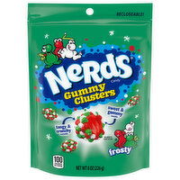 Nerds Candy, Gummy Clusters, Frosty - 8 Ounce 