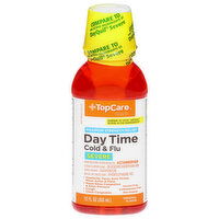 TopCare Cold & Flu, Day Time, Maximum Strength Relief, Severe, Original Flavor - 12 Fluid ounce 