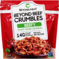 Beyond Meat Crumbles, Plant-Based, Beefy - 10 Ounce 