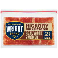 Wright Hickory Real Wood Smoked Thick Cut Bacon - 40 Ounce 