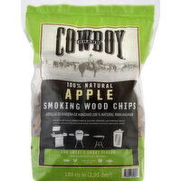 Cowboy Smoking Wood Chips, Apple