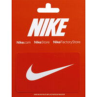 Nike Gift Card, $25-$500 - 1 Each 