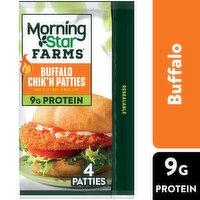 MorningStar Farms Plant Based Chik'n Patties, Buffalo