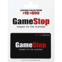 GameStop Gift Card, $15-$500 - 1 Each 