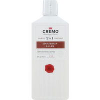 Cremo Shampoo & Conditioner, 2 in 1, Bourbon & Oak - 16 Fluid Ounce