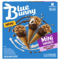 Blue Bunny Frozen Dairy Dessert, Nutty Fudge Sundae