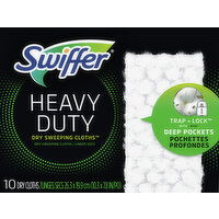 Swiffer Dry Sweeping Cloths, Heavy Duty - 10 Each 