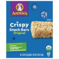 Annie's Snack Bars, Organic, Original, Crispy - 5 Each 