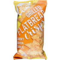 Ava's Flatbread Crisps, Grilled, Smoky Gouda Garlic - 6.5 Ounce 