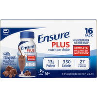 Ensure Nutrition Shake, Milk Chocolate, 16 Pack - 16 Each 