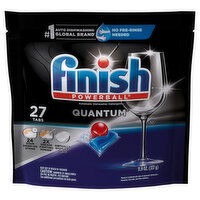 Finish Dishwasher Detergent, Automatic, Quantum, Tabs - 27 Each