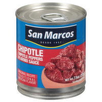 San Marcos Chipotle Peppers, in Adobo Sauce, Traditional Mexican Flavor