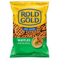 Rold Gold Pretzels, Original, Waffles, One Pound - 16 Ounce 