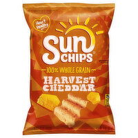 SunChips Snacks, 100% Whole Grain, Harvest Cheddar - 3 Ounce 