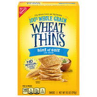 WHEAT THINS Wheat Thins Hint of Salt Low Sodium Whole Grain Wheat Crackers, 8.5 oz