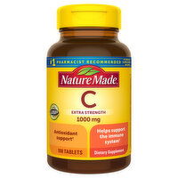 Nature Made Vitamin C, Extra Strength, 1000 mg, Tablets - 100 Each 