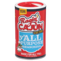 Ragin' Cajun Seasoning, Y'All Purpose - 8 Ounce 