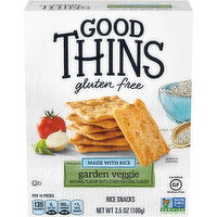 GOOD THINS Good Thins Garden Veggie Rice Snacks Gluten Free Crackers, 3.5 oz - 3.5 Ounce 