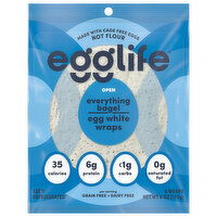 Egglife Egg White Wraps, Everything Bagel - 6 Each 