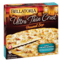 Bellatoria Pizza, Ultra Thin Crust, Garlic Chicken Alfredo, Personal Size - 5.69 Ounce 