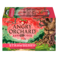 Angry Orchard Hard Fruit Cider, Strawberry - 6 Each 