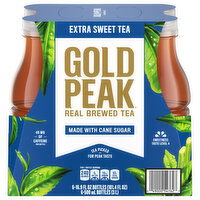 Gold Peak Brewed Tea, Extra Sweet, Real