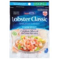 TransOcean Imitation Lobster, Lobster Classic, Chunk Style - 8 Ounce 