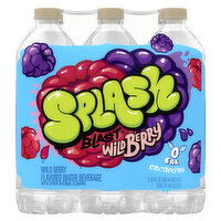 SPLASH Splash Blast Wild Berry Flavored Water Bottle 16.9 oz, 6 Count - 16.9 Ounce 