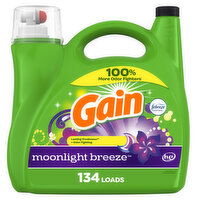 Gain Liquid Laundry Detergent, Moonlight Breeze Scent, 134 loads - 194 Fluid Ounce