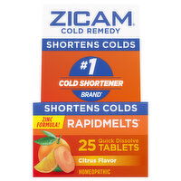 Zicam Cold Remedy, Quick Dissolve Tablets, Citrus Flavor