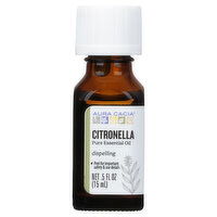 Aura Cacia Pure Essential Oil, Citronella - 0.5 Fluid ounce 