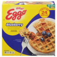 Eggo Waffles, Blueberry, Family Pack - 24 Each 