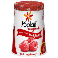 Yoplait Yogurt, Low Fat, Red Raspberry - 6 Ounce 