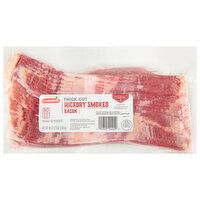 Brookshire's Bacon, Hickory Smoked, Thick Cut - 40 Ounce 