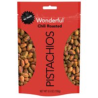 Wonderful Pistachios Pistachios, Chili Roasted, No Shells - 5.5 Ounce 