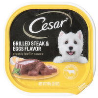 Cesar Classic Loaf in Sauce Grilled Steak & Eggs Flavor Canine Cuisine - 3.5 Ounce
