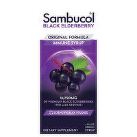 Sambucol Immune Syrup, Original Formula, 16,720 mg, Black Elderberry - 4 Fluid ounce 