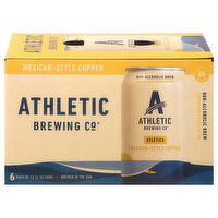 Athletic Brewing Co Beer, Mexican-Style Copper, 6 Pack - 6 Each 