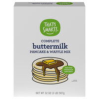 That's Smart! Pancake & Waffle Mix, Buttermilk, Complete - 32 Ounce 