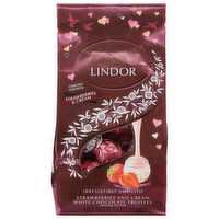 Lindt White Chocolate Truffle, Strawberries and Cream