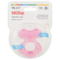 Nuby Teether, Silicone, Teethe-eez, 3m+ - 1 Each 