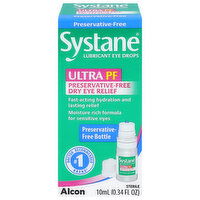 Systane Eye Drops, Lubricant, Ultra PF - 0.34 Fluid ounce 