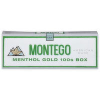 Montego Cigarettes, Class A, Menthol Gold - 200 Each 