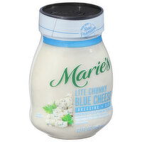 Marie's Dressing + Dip, Lite Chunky Blue Cheese - 12 Fluid ounce 