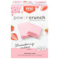 Power Crunch Protein Energy Bar, Strawberry Creme Flavored - 5 Each 