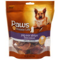 Paws Happy Life Dog Chews, Pig Ear Strips