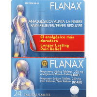 Flanax Pain Reliever/ Fever Reducer, Tablets - 24 Each 