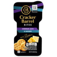 Cracker Barrel Cheddar Jack, Havarti, Butter Crackers